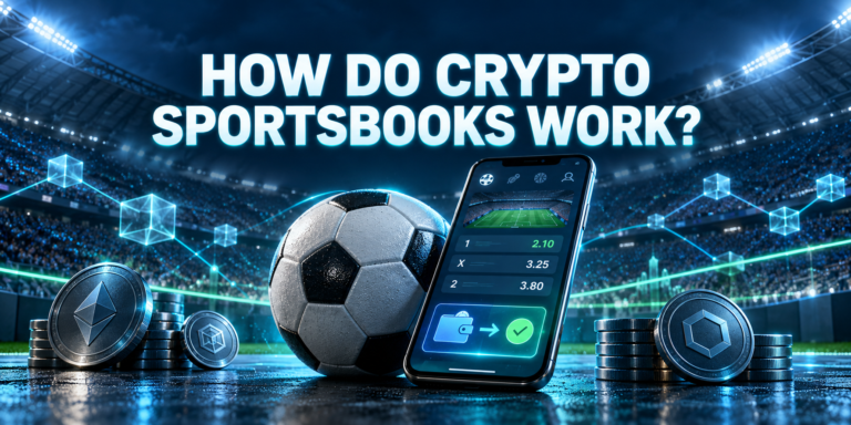 Beginner learning how crypto sportsbooks, deposits, sports bets and cryptocurrency withdrawals work