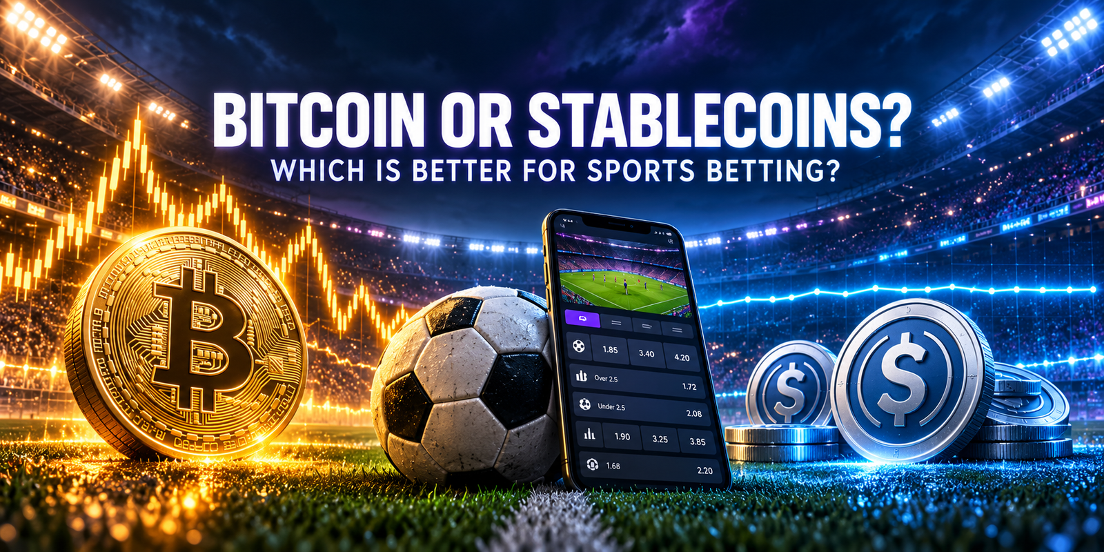 Bitcoin versus stablecoins comparison for crypto sports betting and sportsbook payments